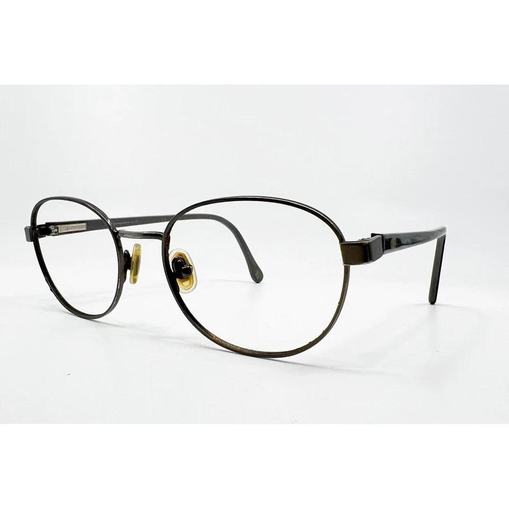 Champion Eyeglasses Mens Gunmetal Oval CU 1021 C01 Full Rim 49-20-145